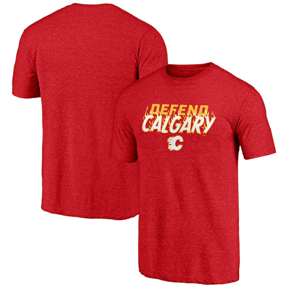 NHL Calgary Flames Shoot to Score Tri-Blend T-Shirt