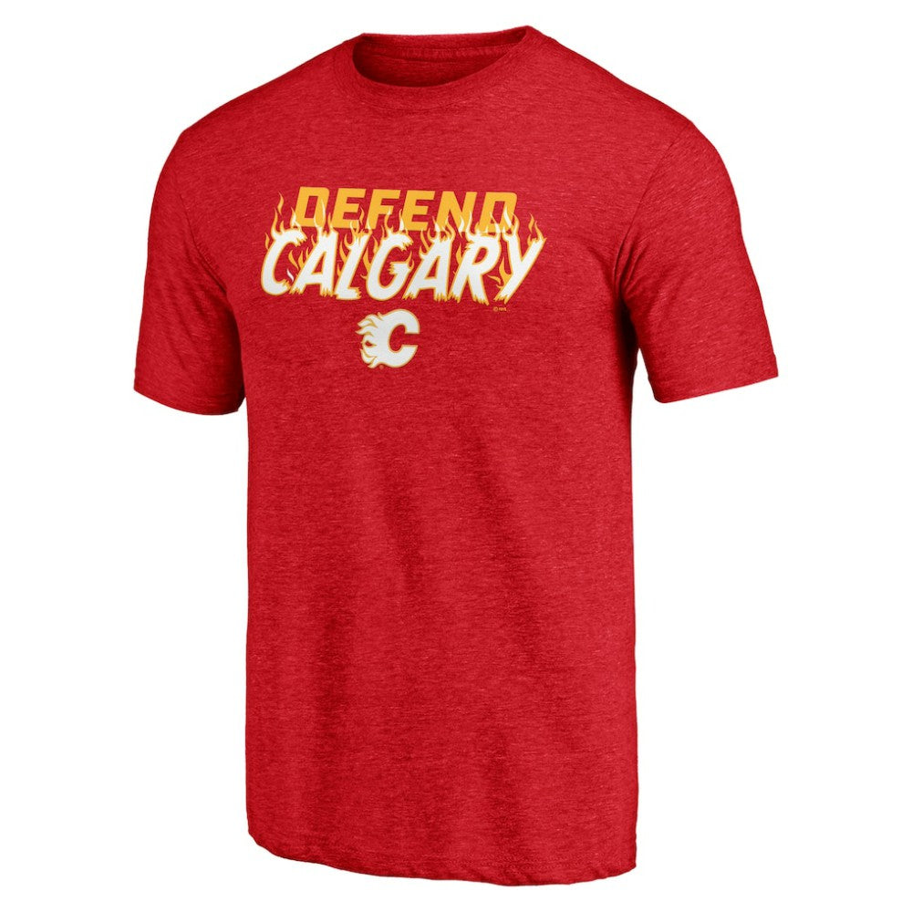 NHL Calgary Flames Shoot to Score Tri-Blend T-Shirt
