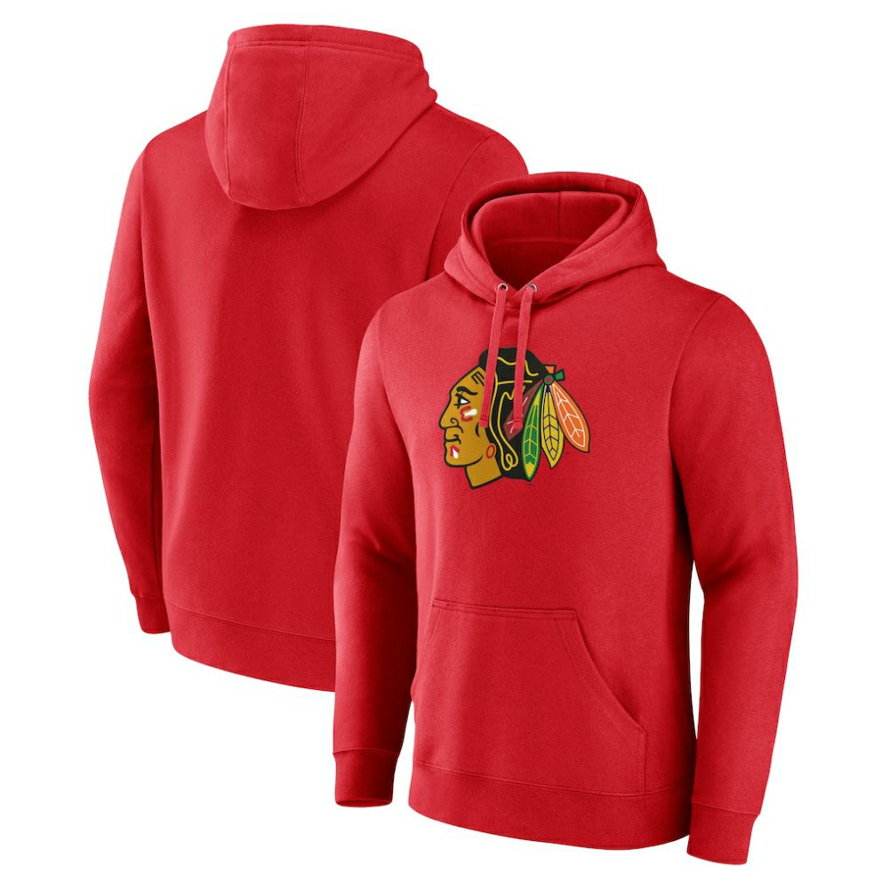 NHL Chicago Blackhawks Primary Logo Pullover Hoodie