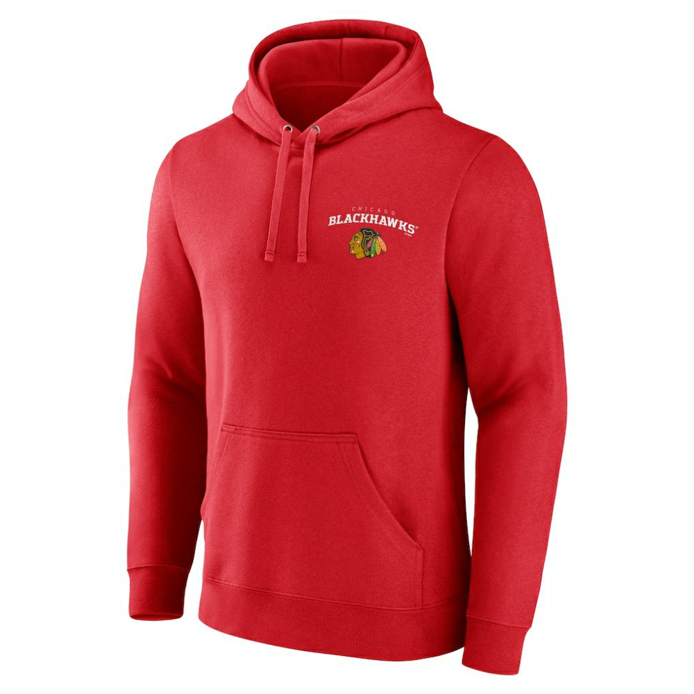 NHL Chicago Blackhawks Team Lockup Pullover Hoodie