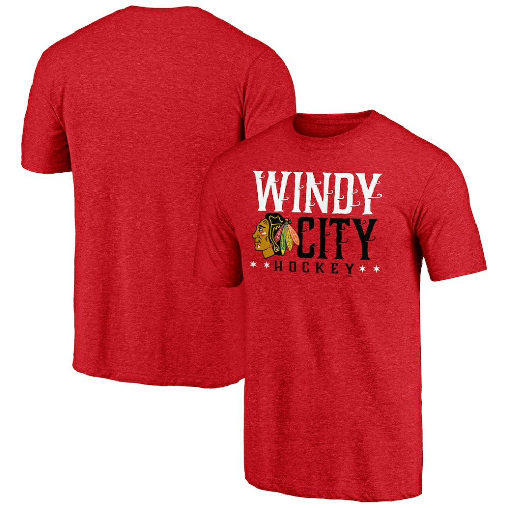 NHL Chicago Blackhawks Shoot to Score Tri-Blend T-Shirt