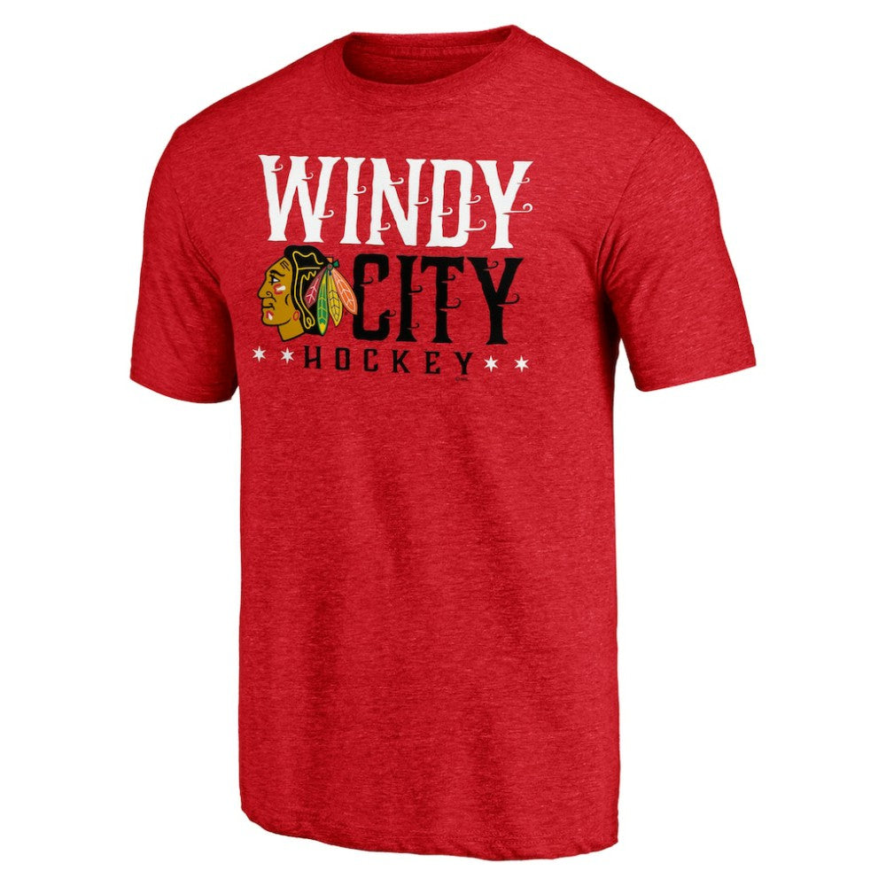 NHL Chicago Blackhawks Shoot to Score Tri-Blend T-Shirt