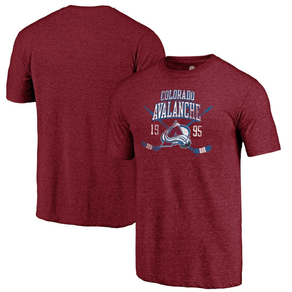 NHL Colorado Avalanche Line Shift Tri-Blend T-Shirt