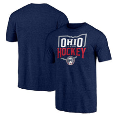 NHL Columbus Blue Jackets Shoot to Score Tri-Blend T-Shirt