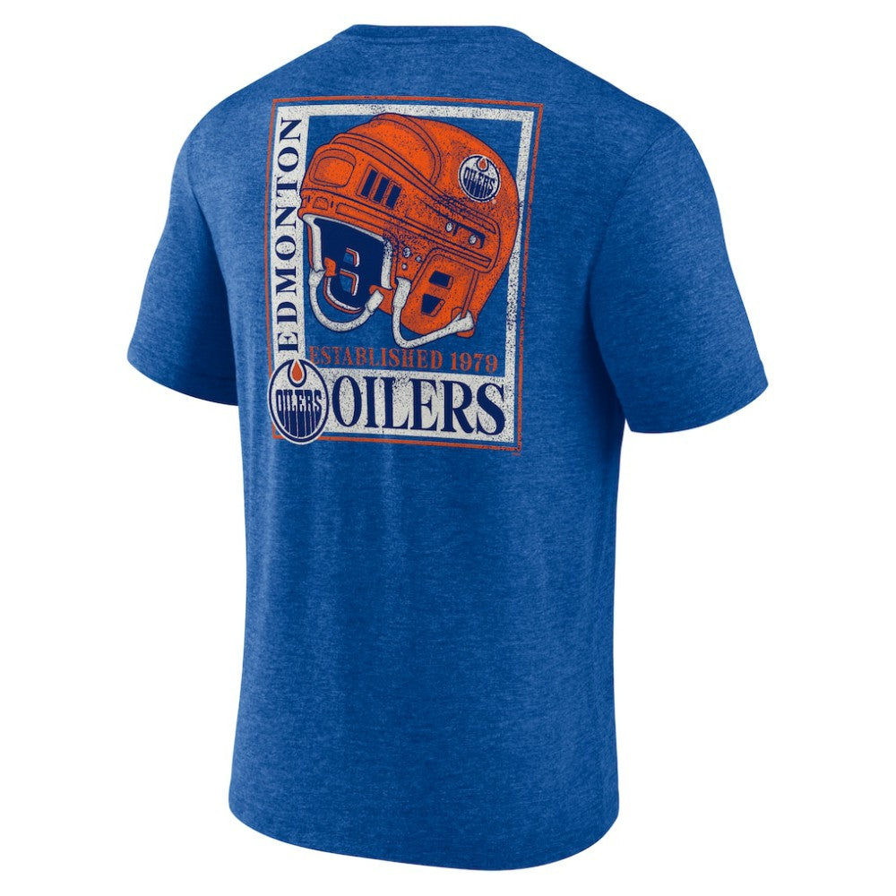 NHL Edmonton Oilers Earnest Will Tri-Blend T-Shirt