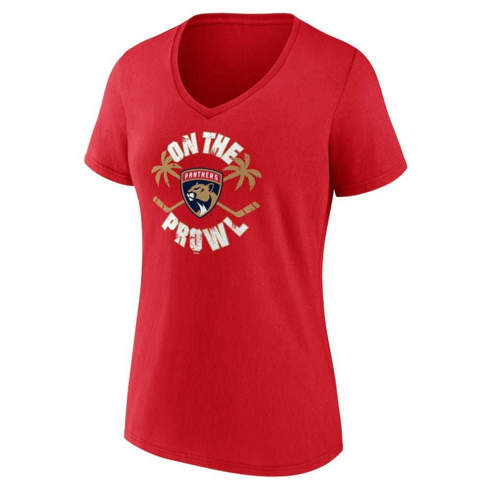NHL Florida Panthers Women's Active Edge V-Neck T-Shirt