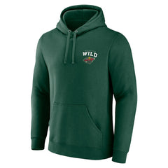 NHL Minnesota Wild Team Lockup Pullover Hoodie