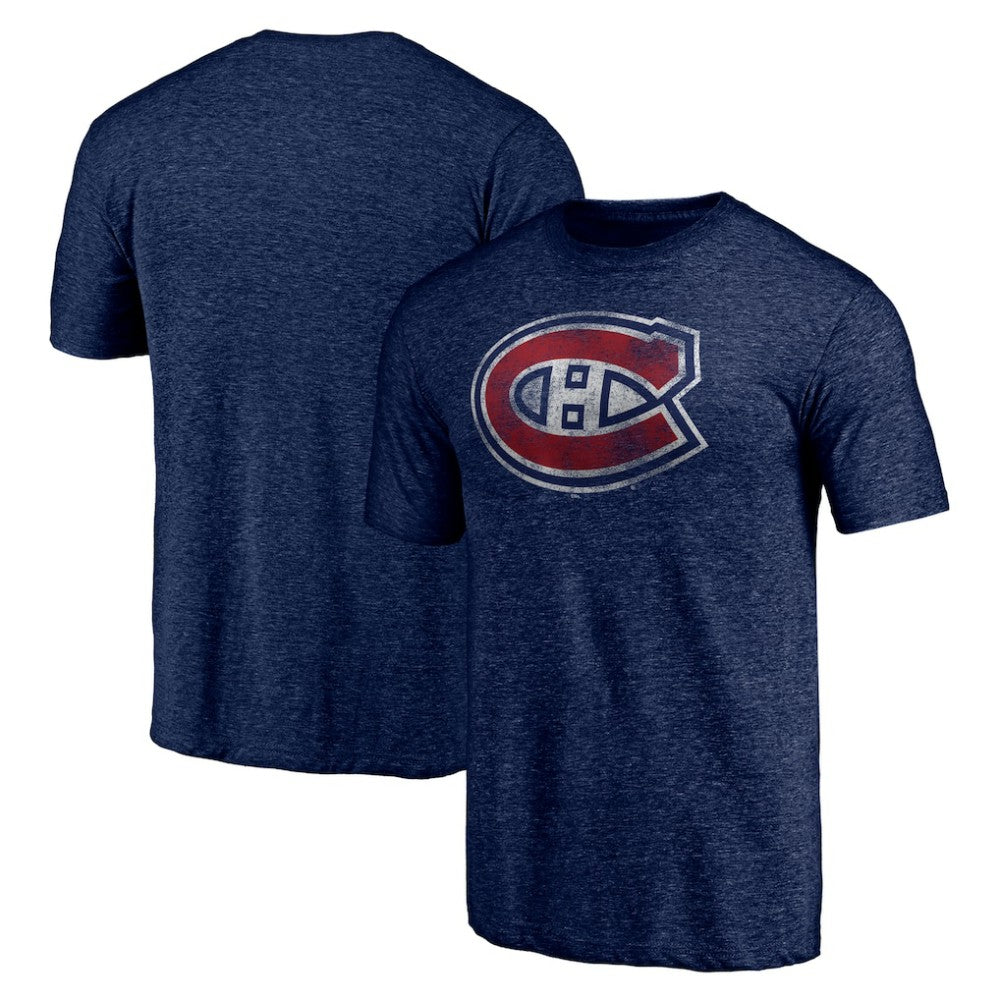 NHL Montreal Canadiens Distressed Tri-Blend T-Shirt