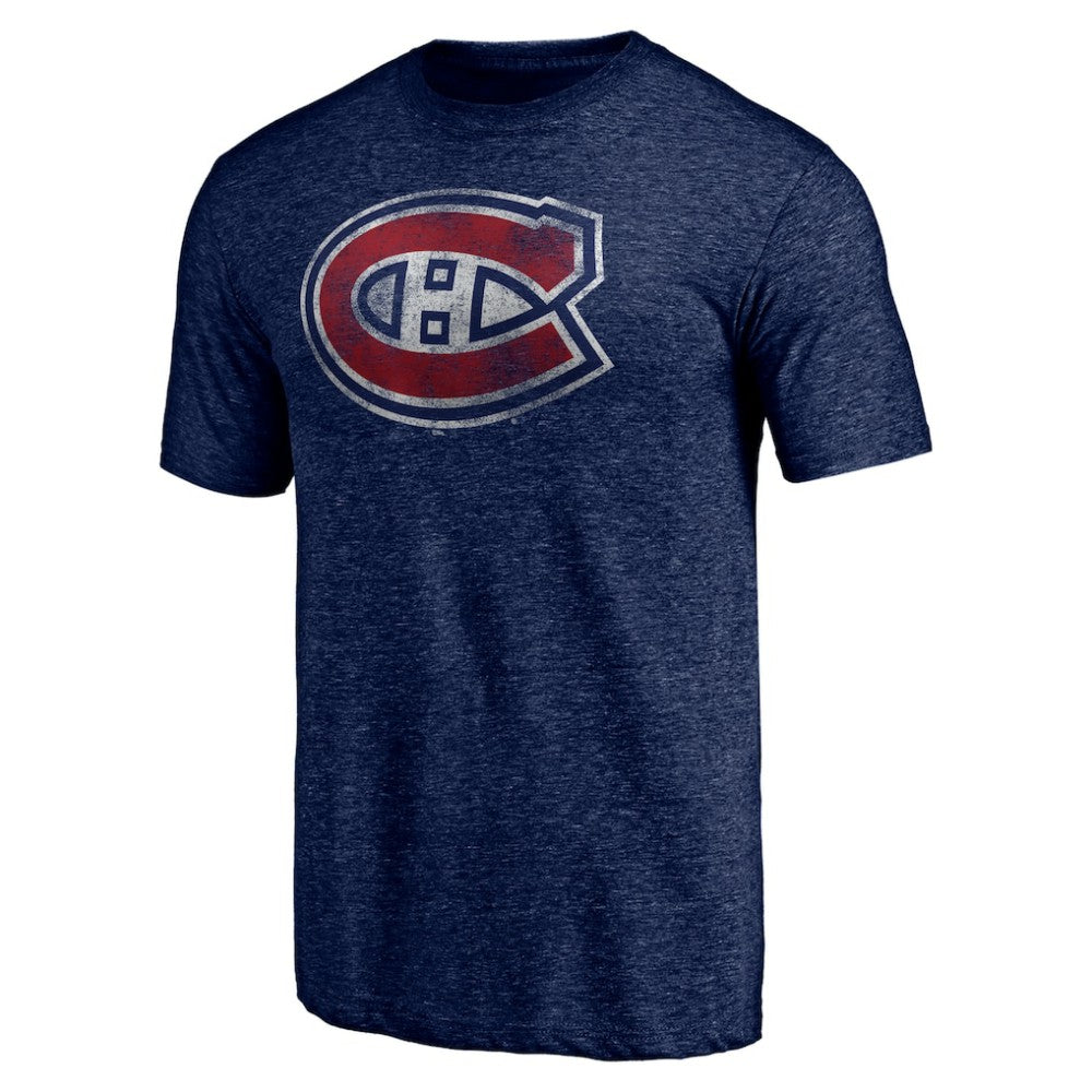 NHL Montreal Canadiens Distressed Tri-Blend T-Shirt