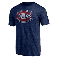 NHL Montreal Canadiens Distressed Tri-Blend T-Shirt