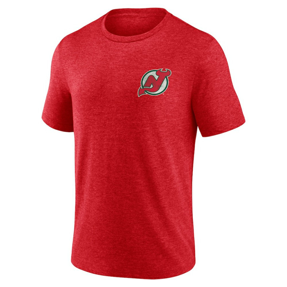 NHL New Jersey Devils Earnest Will Tri-Blend T-Shirt