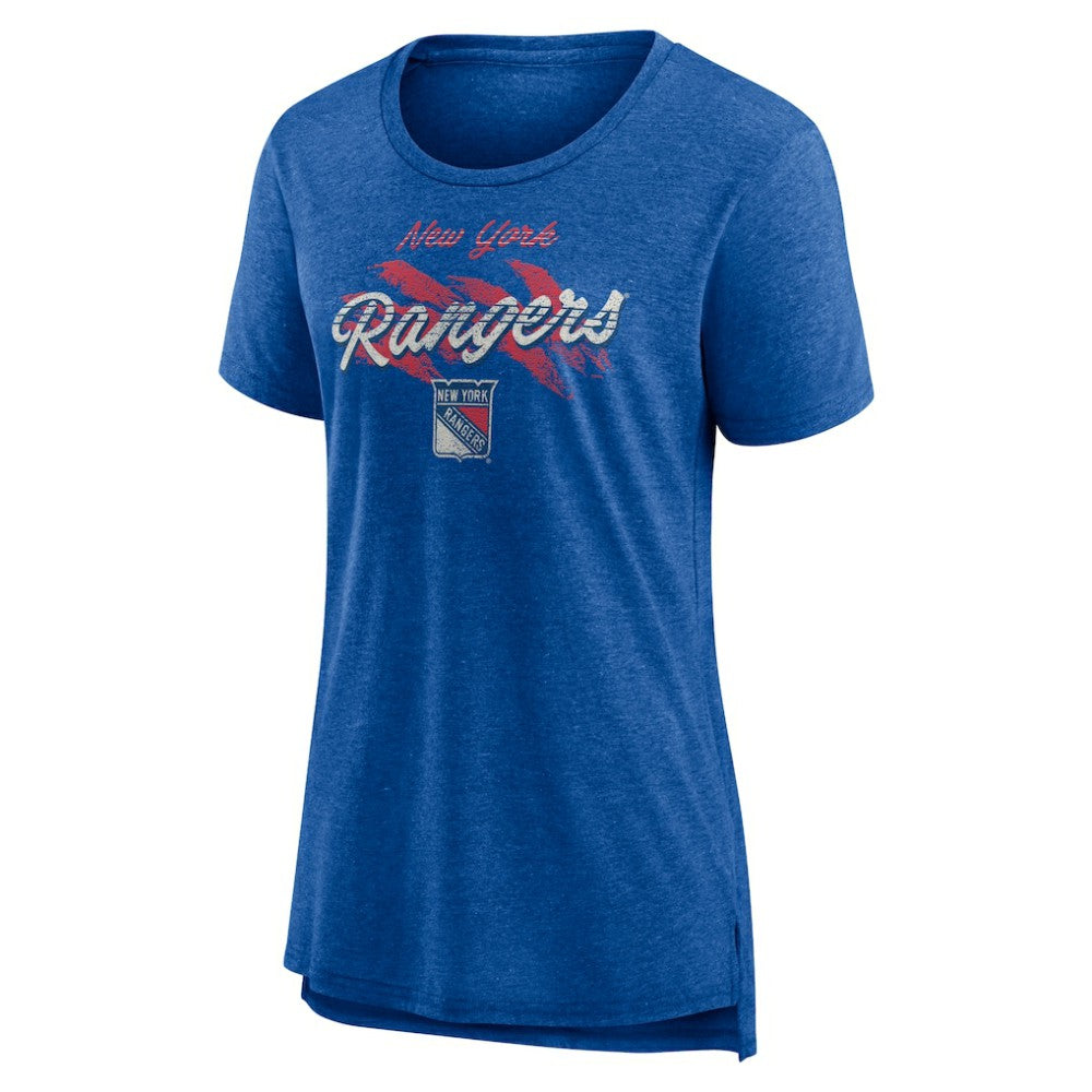NHL New York Rangers Women's Hit the Ice Tri-Blend T-Shirt