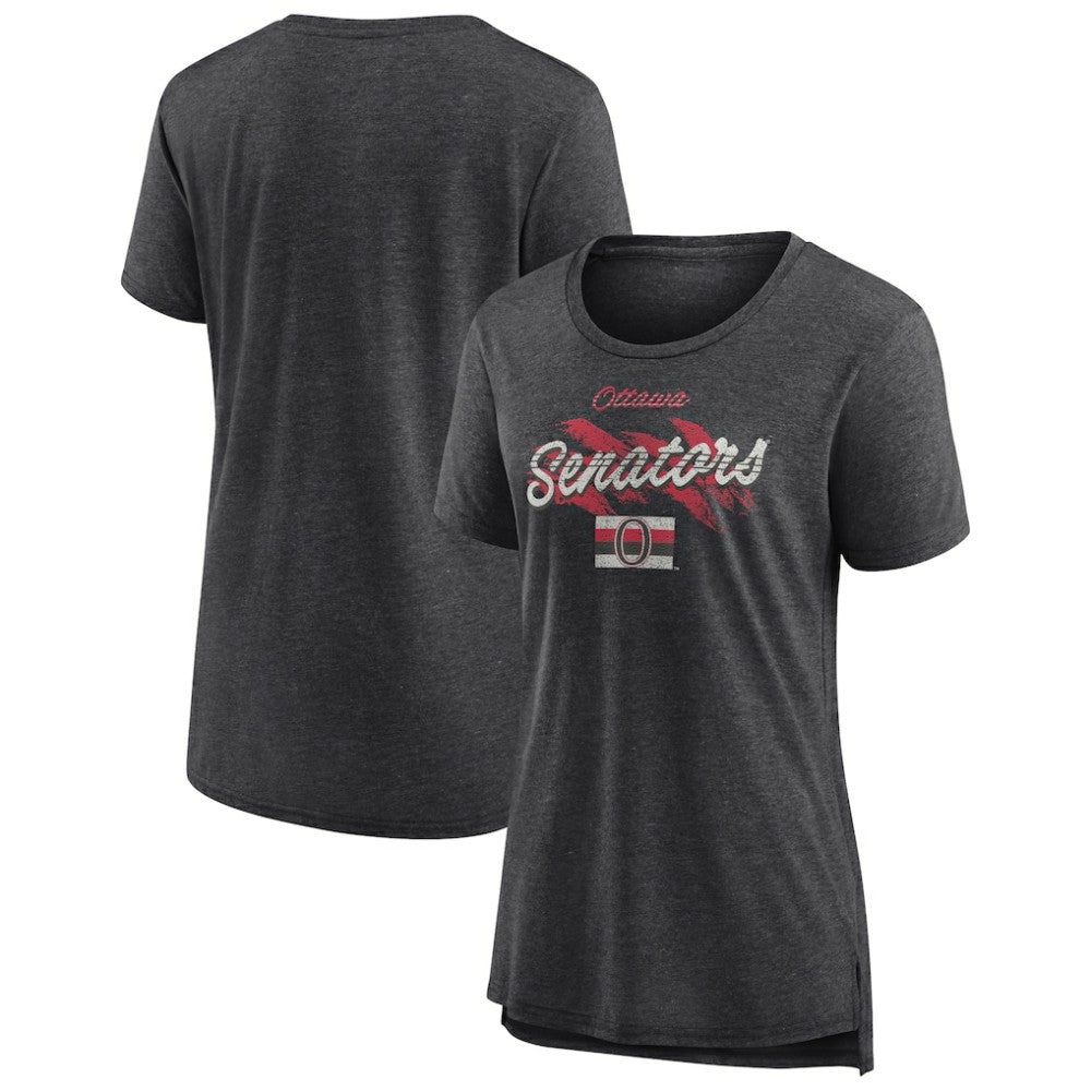NHL Ottawa Senators Women's Hit the Ice Tri-Blend T-Shirt