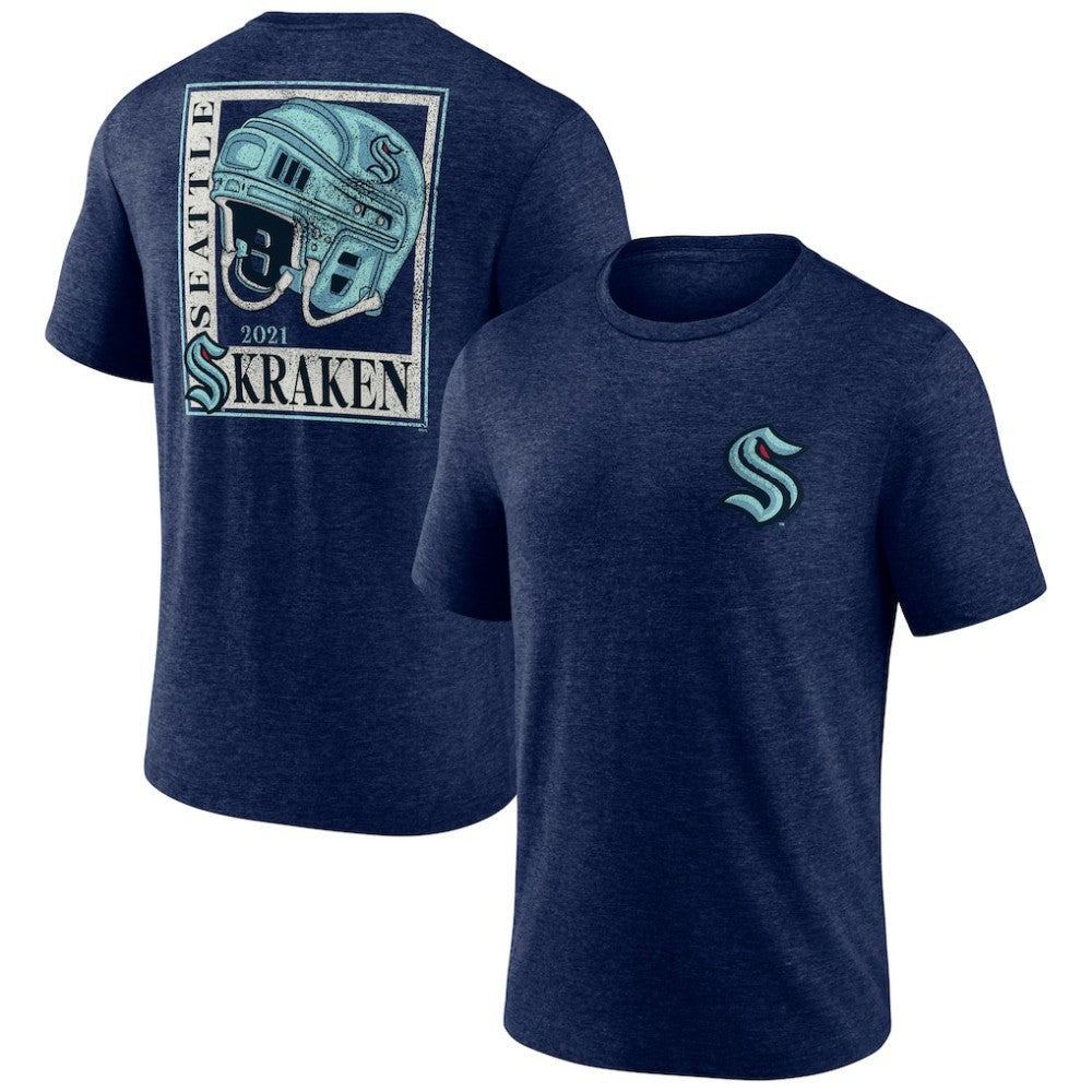 NHL Seattle Kraken Earnest Will Tri-Blend T-Shirt