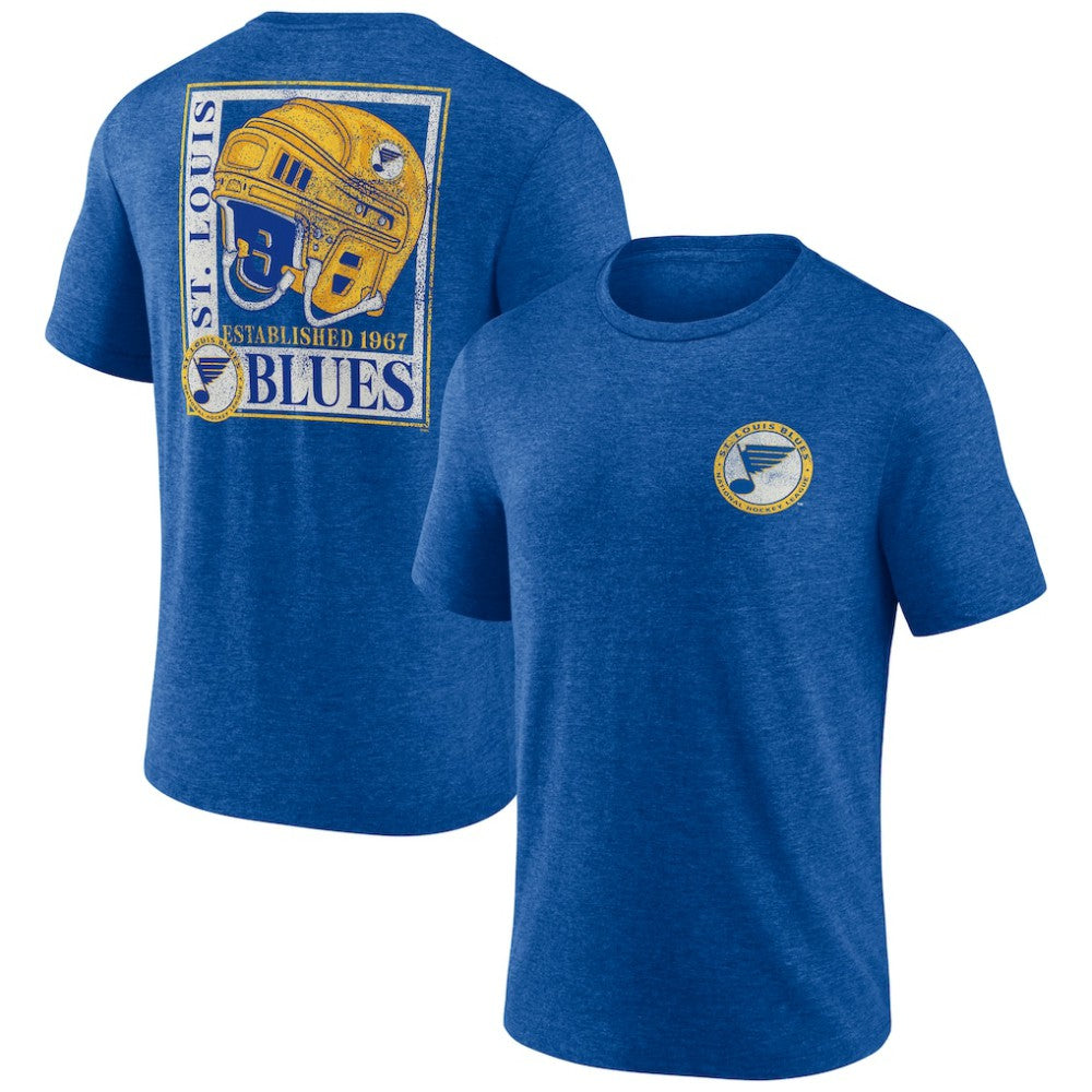 NHL St. Louis Blues Earnest Will Tri-Blend T-Shirt