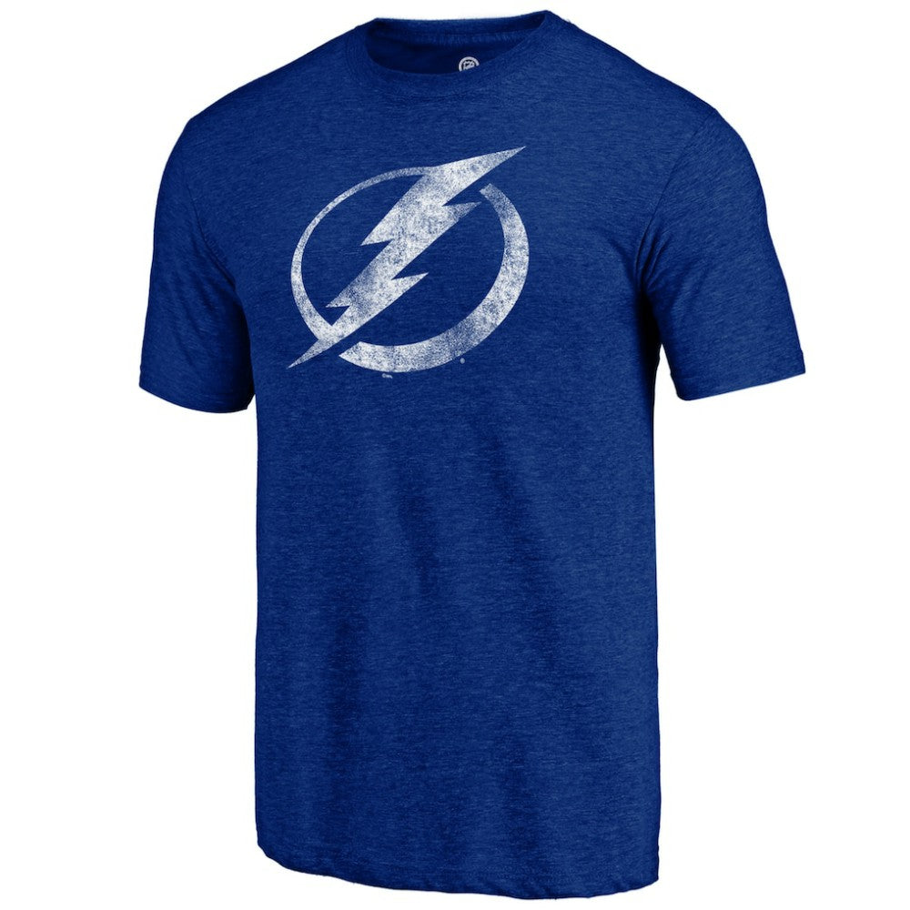 NHL Tampa Bay Lightning Distressed Logo Tri-Blend T-Shirt
