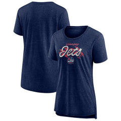 NHL Winnipeg Jets Women's Hit the Ice Tri-Blend T-Shirt
