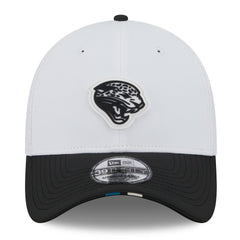 2025 NFL Training Camp Throwback Logo 39THIRTY Flex Hat - Jacksonville Jaguars Hats