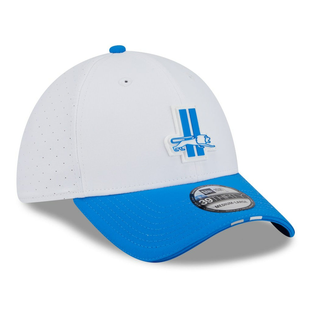 2025 NFL Training Camp Throwback Logo 39THIRTY Flex Hat - Detroit Lions Hats