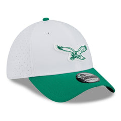 2025 NFL Training Camp Throwback Logo 39THIRTY Flex Hat - Philadelphia Eagles Hats