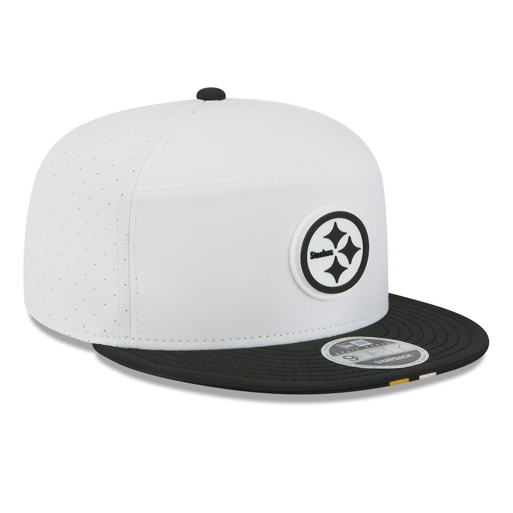 2025 NFL Training Camp Split Panel 9FIFTY Snapback Hat - Pittsburgh Steelers Hats