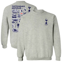Tottenham Hotspur Vive La Fete Women's Impressions Artwork Pullover Sweatshirt