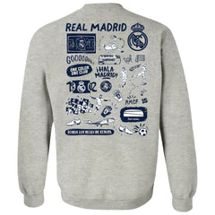 Real Madrid Vive La Fete Women's Impressions Artwork Pullover Sweatshirt