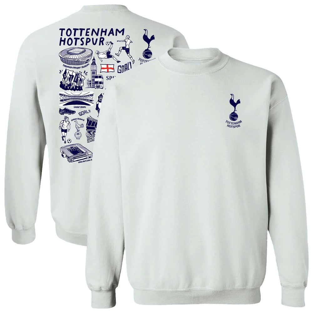 Tottenham Hotspur Vive La Fete Women's Impressions Artwork Pullover Sweatshirt