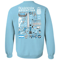 Argentina National Team Vive La Fete Women's Impressions Artwork Pullover Sweatshirt