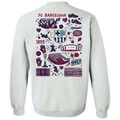 Barcelona Vive La Fete Women's Impressions Artwork Pullover Sweatshirt