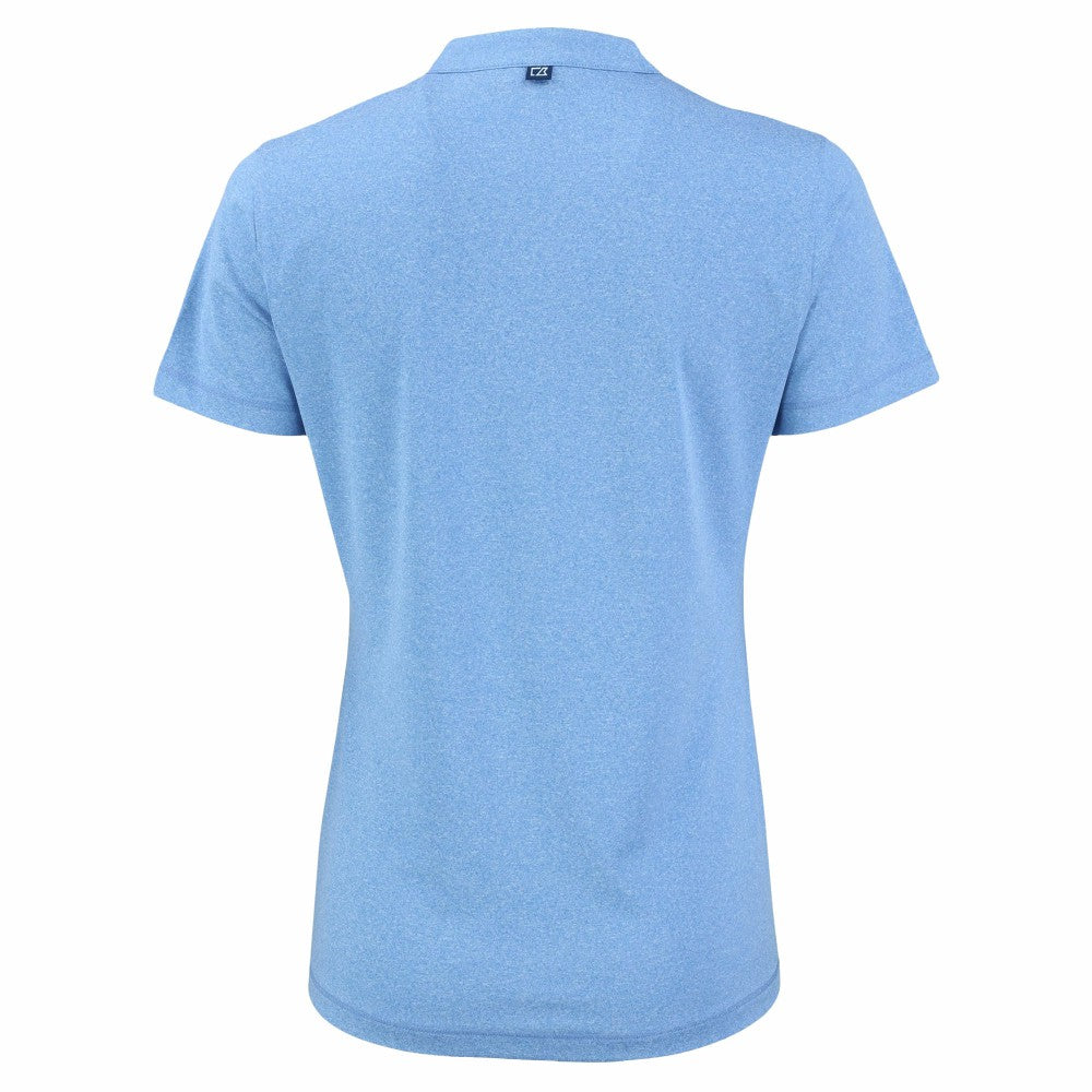 Heather Powder Blue Minnesota Twins Cutter & Buck Forge Heathered Stretch Blade Top