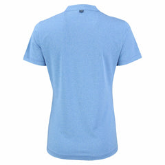 Heather Powder Blue Minnesota Twins Cutter & Buck Forge Heathered Stretch Blade Top