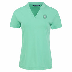 Heather Mint Houston Astros Cutter & Buck Forge Heathered Stretch Blade Top