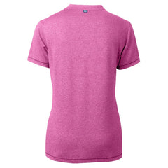 Light Pink Philadelphia Phillies Cutter & Buck Forge Heathered Stretch Blade Top