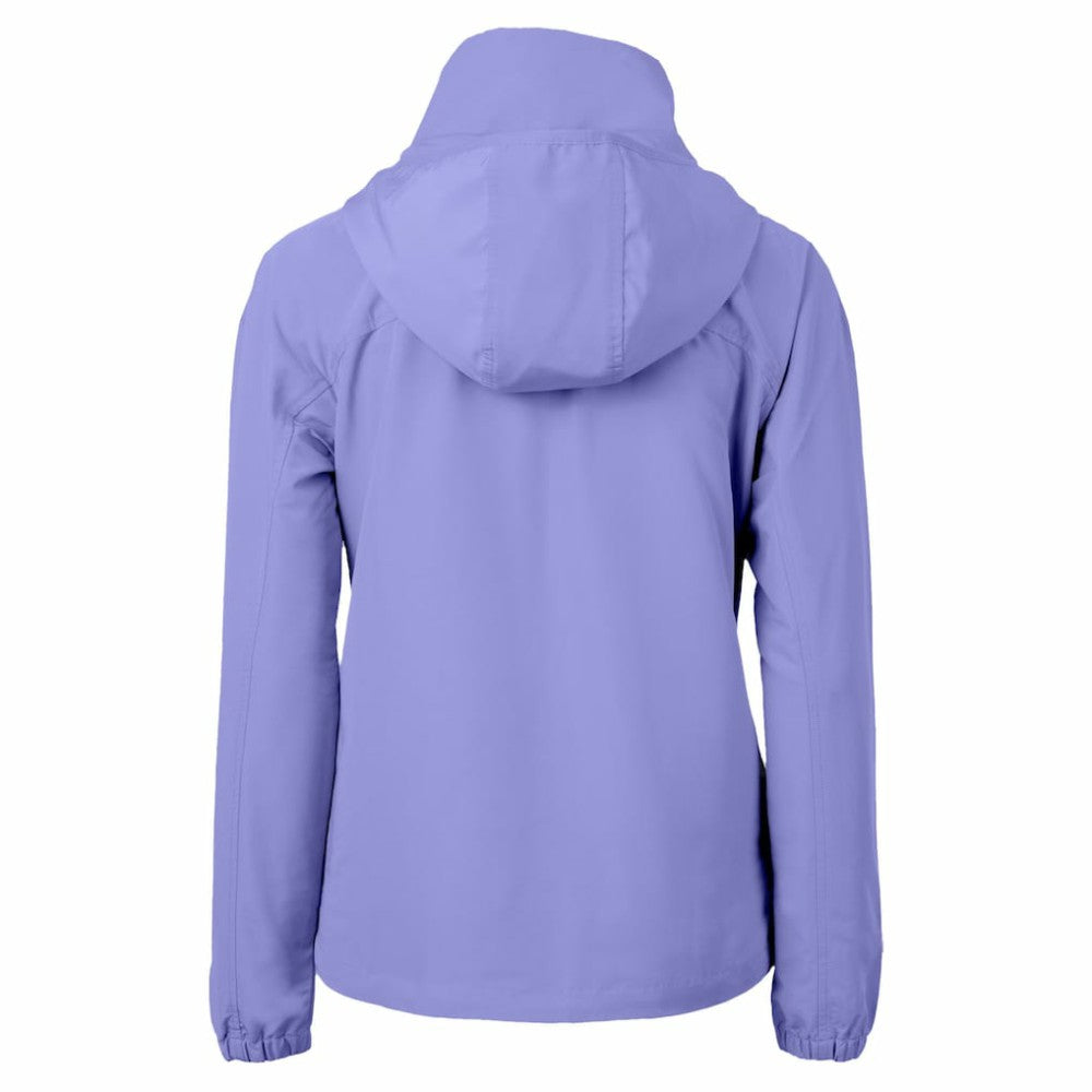 Lavender Los Angeles Dodgers Cutter & Buck Women's Charter Eco Recycled Full-Zip Jacket