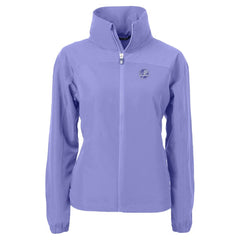 Lavender New York Yankees Cutter & Buck Women's Charter Eco Recycled Full-Zip Jacket