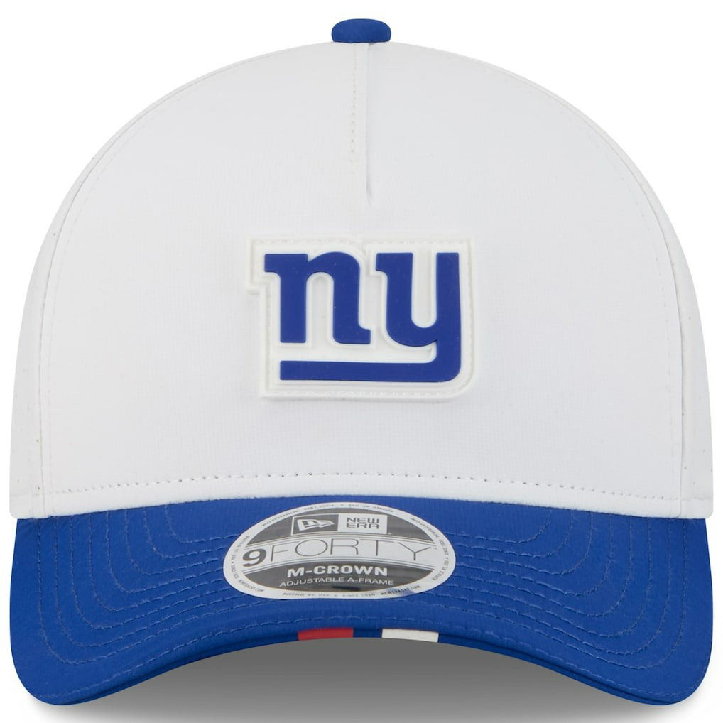 Youth 2025 NFL Training Camp A-Frame 9FORTY Adjustable Hat - New York Giants Hats