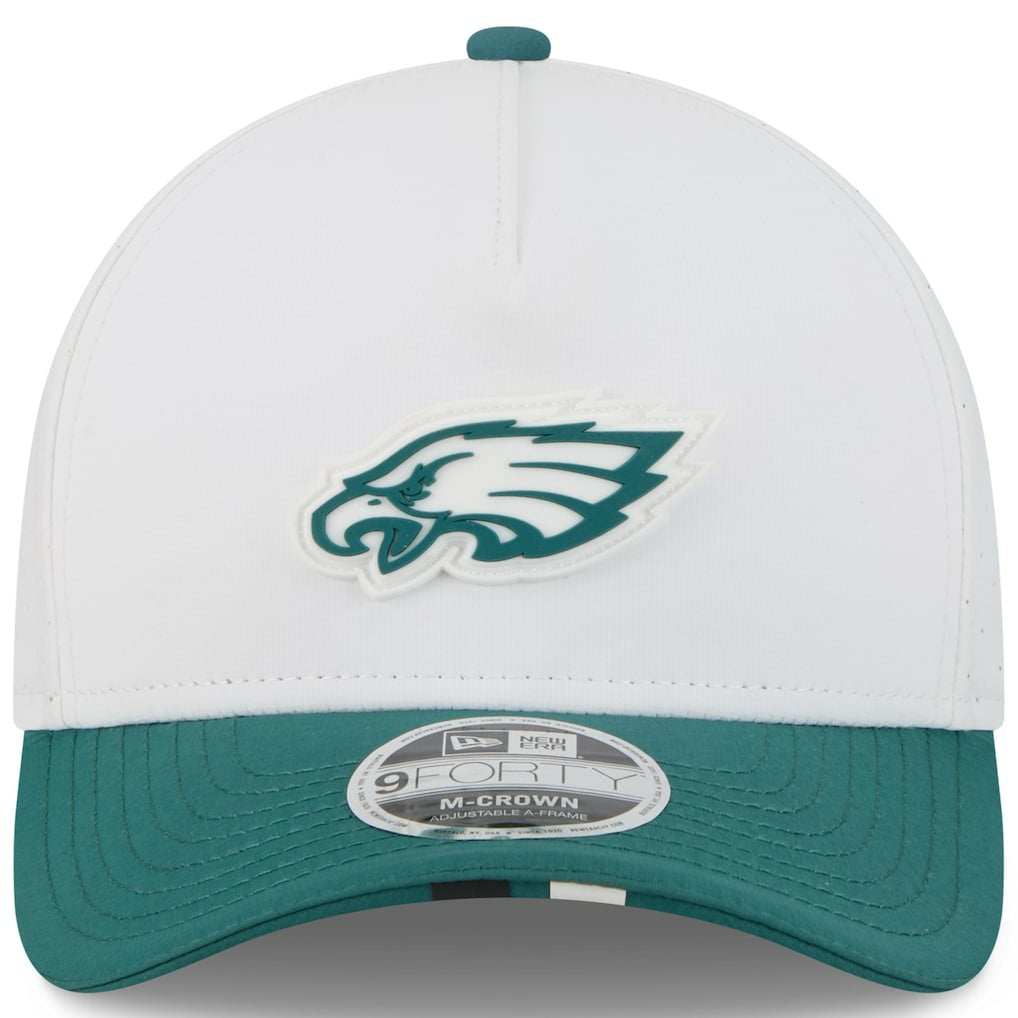 Youth 2025 NFL Training Camp A-Frame 9FORTY Adjustable Hat - Philadelphia Eagles Hats