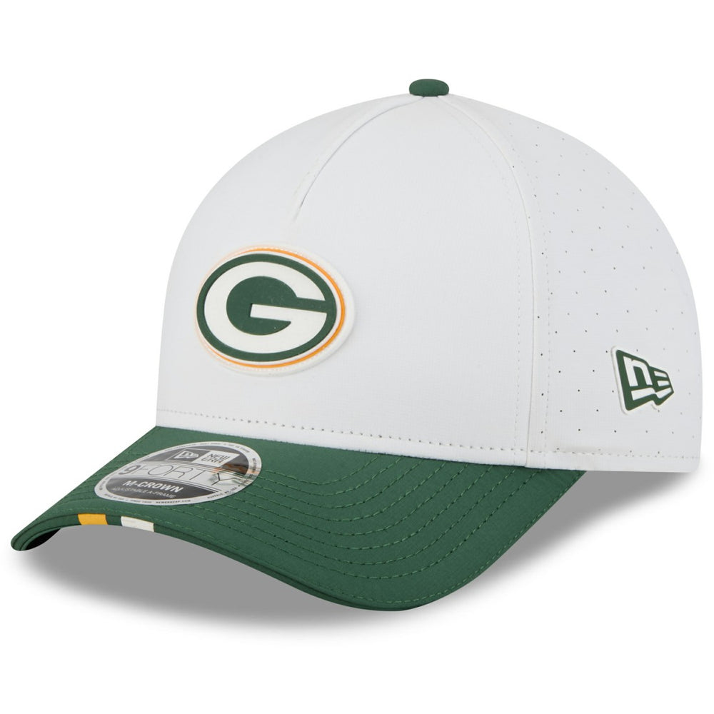 Youth 2025 NFL Training Camp A-Frame 9FORTY Adjustable Hat - Green Bay Packers Hats