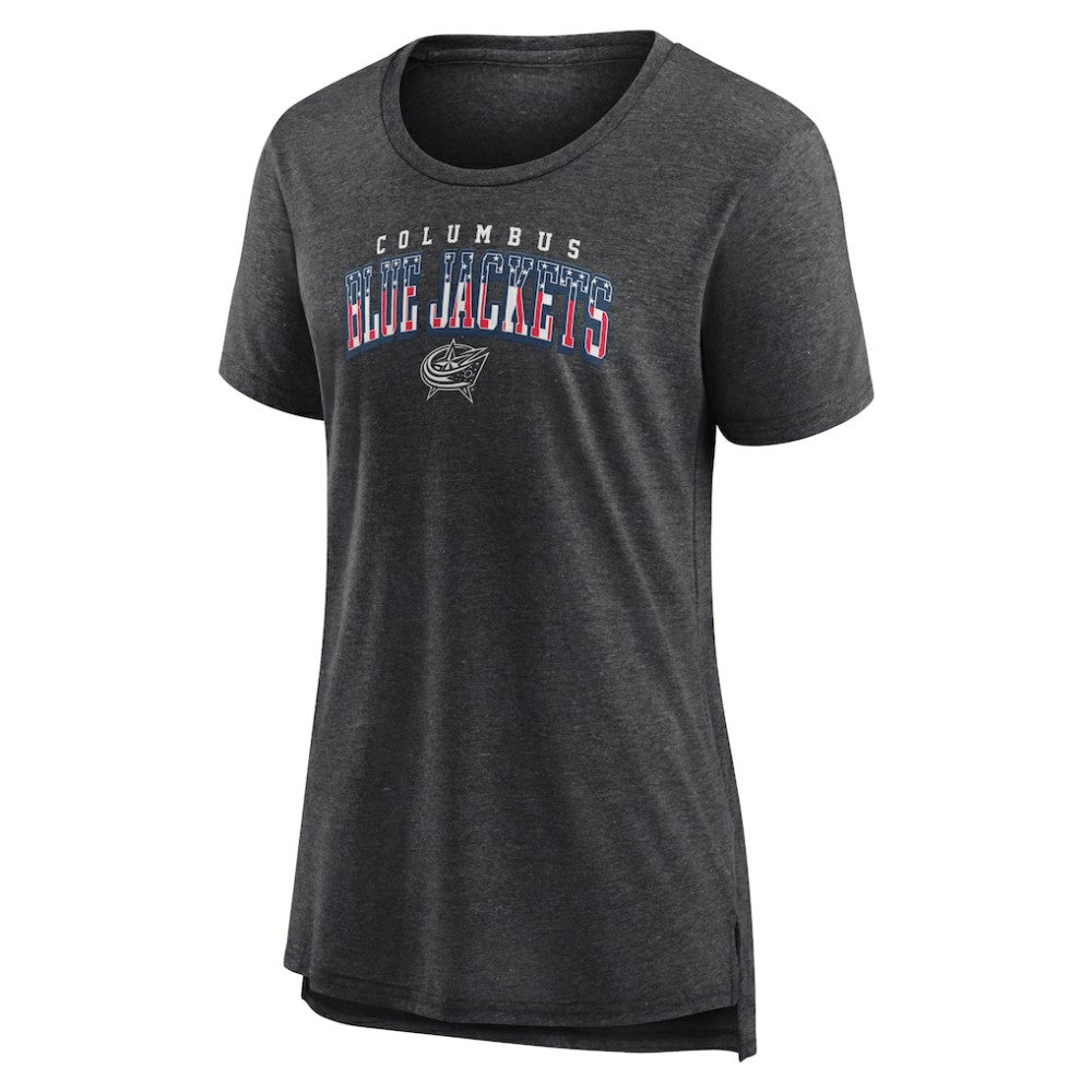 NHL Columbus Blue Jackets Women's Proud Tri-Blend T-Shirt