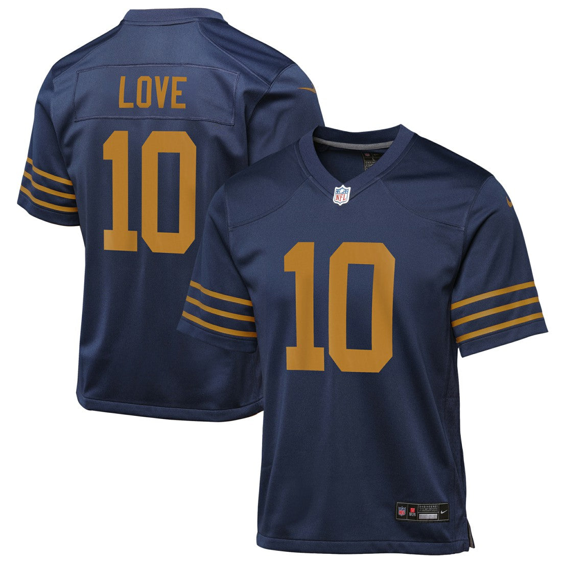 Jordan Love  Youth The 1923 Classic Game Jersey - Green Bay Packers Jerseys