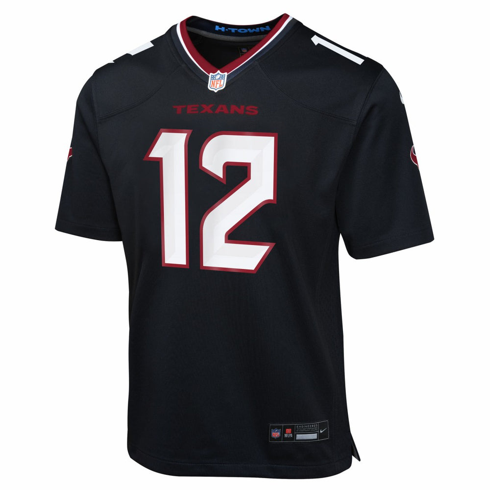 Nico Collins  Youth Team Game Jersey - Houston Texans Jerseys
