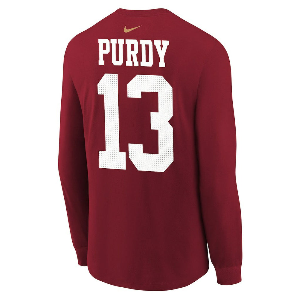 Brock Purdy  Youth Player Name & Number Long Sleeve T-Shirt - San Francisco 49ers T-shirts