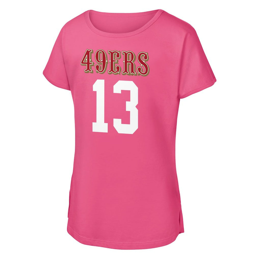 Brock Purdy  Outerstuff Girls Youth Player Name & Number T-Shirt - San Francisco 49ers T-shirts