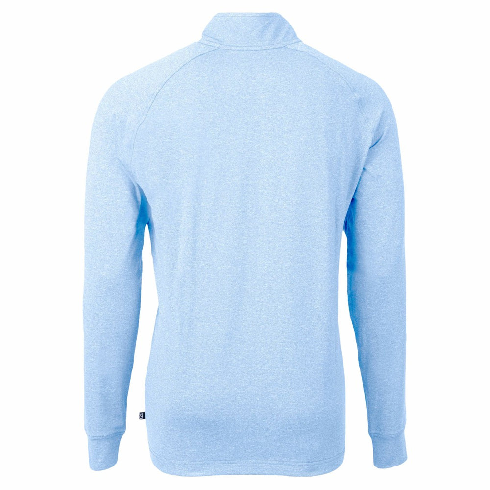 Cutter & Buck Raglan Adapt Eco Knit Heather Quarter-Zip Top - Tampa Bay Buccaneers Tops