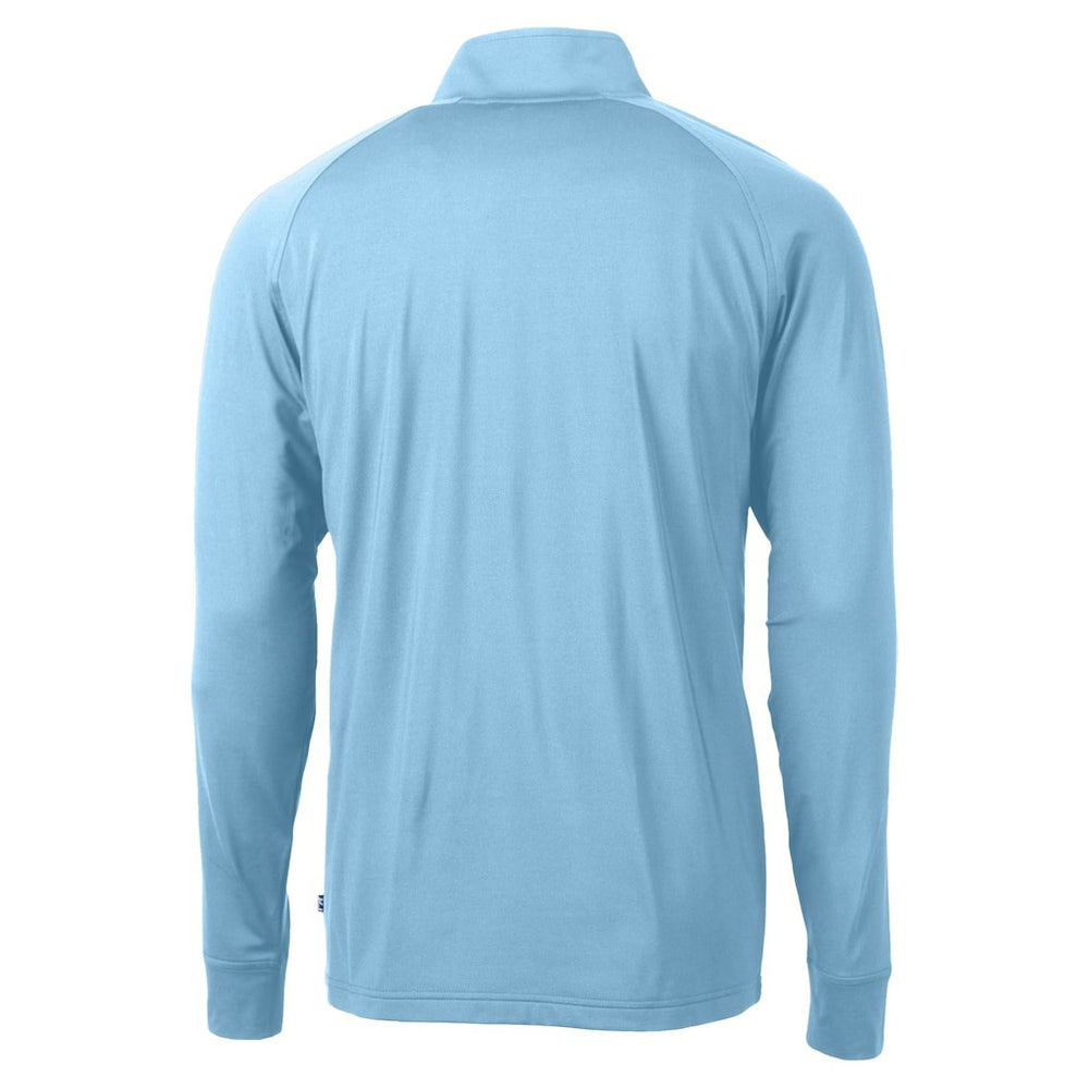 Cutter & Buck Raglan Adapt Eco Knit Stretch Recycled Quarter-Zip Top - Jacksonville Jaguars Tops
