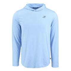 Men's Cutter & Buck Coastline Epic Comfort Eco Recycled Men's Hooded Shirt - Miami Dolphins
