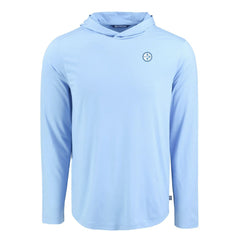 Men's Cutter & Buck Coastline Epic Comfort Eco Recycled Men's Hooded Shirt - Pittsburgh Steelers