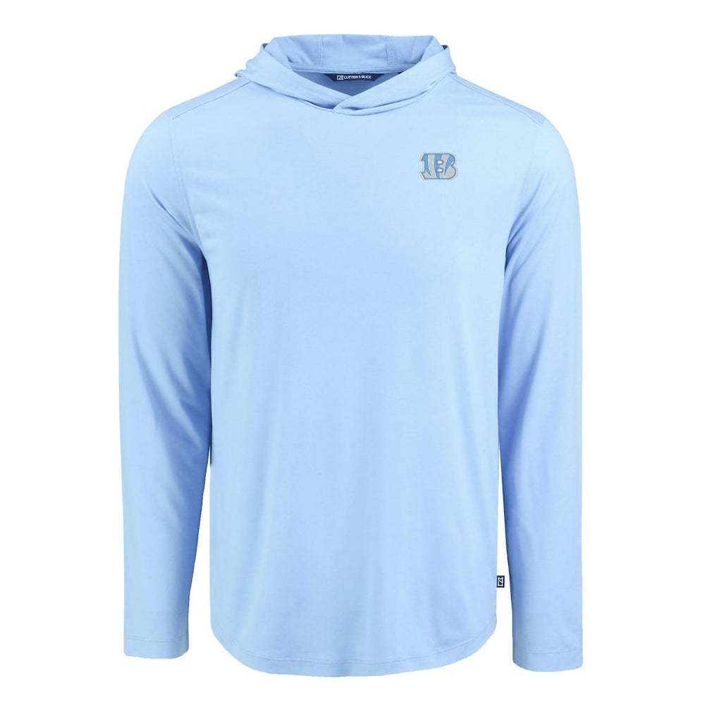 Men's Cutter & Buck Coastline Epic Comfort Eco Recycled Men's Hooded Shirt - Cincinnati Bengals