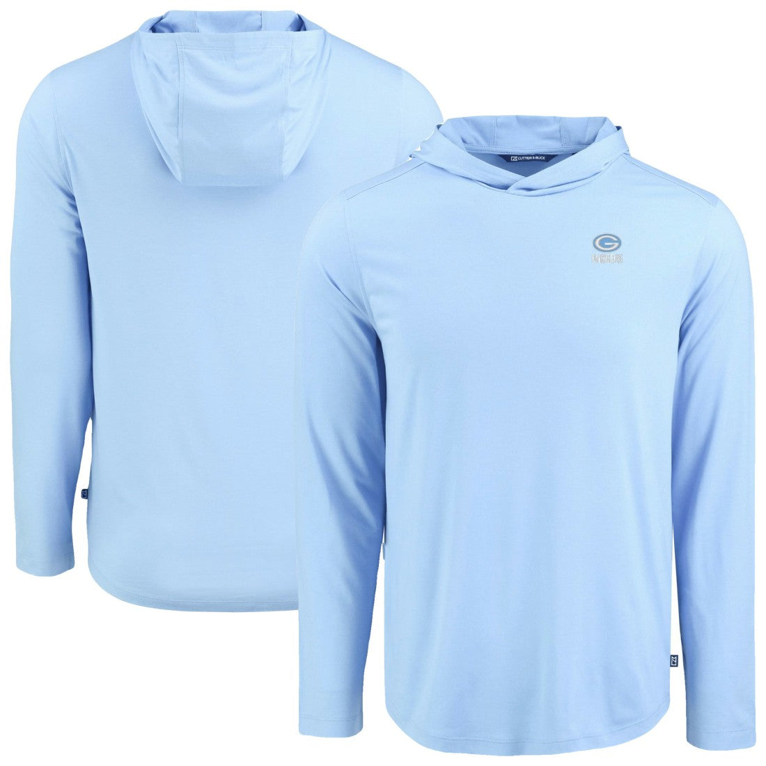 Men's Cutter & Buck Coastline Epic Comfort Eco Recycled Men's Hooded Shirt - Green Bay Packers